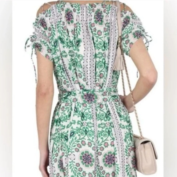 Tory Burch Asilomar Garden Party Asilomar Floral Dress sz 0 - Picture 3 of 7